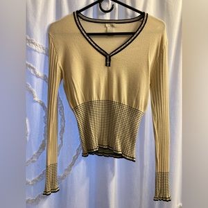 Odille Sweetheart Knit Sweater W-Med